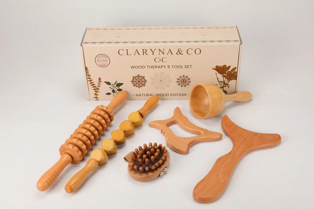 Kit de maderoterapia 6 piezas Claryna & Co