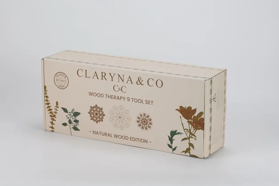 Caja del kit de maderoterapia 9 piezas Claryna & Co (3/5)